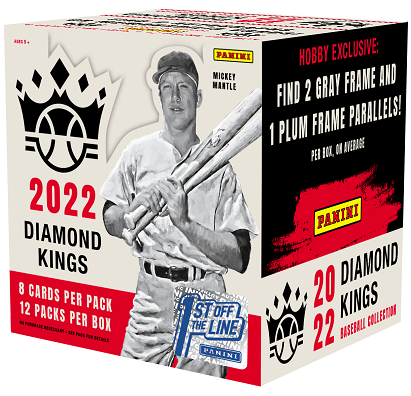 2022 Panini Diamond Kings Baseball Hobby Box FOTL (First Off The Line)